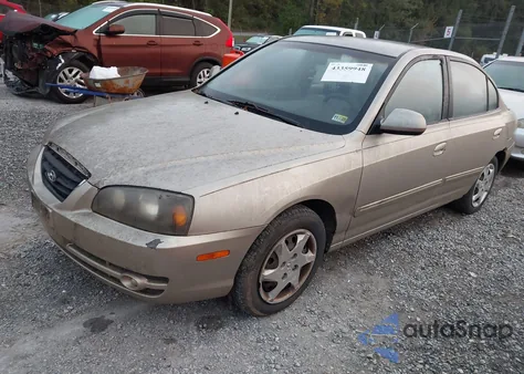 2005 Hyundai Elantra Gls/Gt from USA, damaged, VIN KMHDN46D55U950645